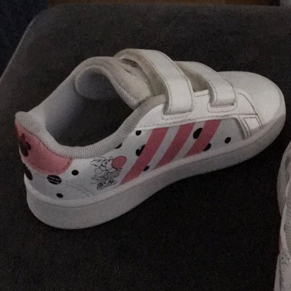 ADIDAS DISNEY MINNIE MOUSE TODDLER SIZE 6K Ethylene Vinyl Acetate SOLE UPPER